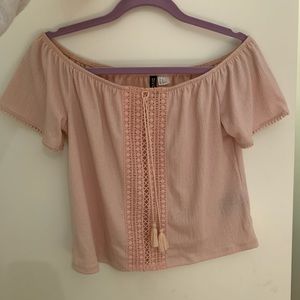 Off the shoulder t-shirt